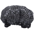 thumbnail image 2 of Sequin Shower Hair Protection Hat Multi-use Bath Hat Elastic Bathing Hat for Women, 2 of 9