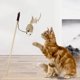 thumbnail image 4 of Juguetes De Madera Para Gatos Cat Stick Toys Catnip Filling Mejora las relaciones entre mascotas para el hogar Accesorios para mascotas Likrtyny Libre de BPA, 4 of 6