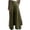 Army Green, variant on Black and Friday Womens Clothing Clearance under $5 asdoklhq Womens Plus Capris,Women's Casual Full-Length Loose Pants Solid High Waist Trousers Long Straight Wide Leg Pants