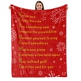 thumbnail image 2 of Best Retirement Gifts, Retirement Gifts for Women Men, Going Away Gift - Happy Retirement Throws Blanket for Teachers Grandparent Friends (55x70, Red), 2 of 5