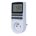 thumbnail image 3 of Electronic Digital Timer Switch 24 Hour Cyclic EU UK AU com FR BR Plug Kitchen Timer Outlet Programmable Timing Socket 220V 120V, 3 of 6
