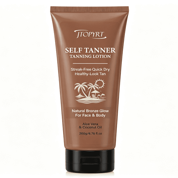 Jtopyrt Self Tanner Tanning Lotion Gradual Tanning Lotion Self Tanner for Natural Looking Self Tan 6.76 fl oz