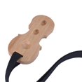 thumbnail image 1 of Soporte de madera maciza para violonchelo Tapón antideslizante Protector de anclaje con forma de violonchelo Soporte de 3 orificios, 1 of 5