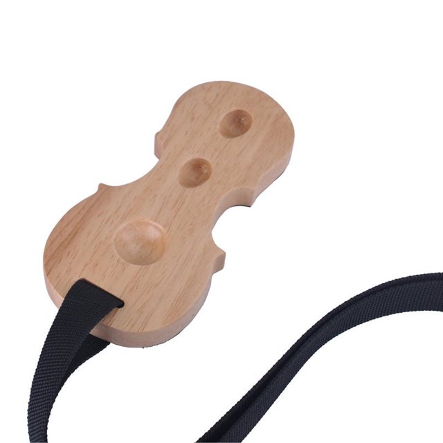 Soporte de madera maciza para violonchelo Tapón antideslizante Protector de anclaje con forma de violonchelo Soporte de 3 orificios