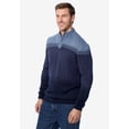 thumbnail image 3 of KingSize Men's Big & Tall Henley Shaker Sweater, 3 of 6