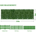 thumbnail image 2 of iCover Artificial Ivy Privacy Fence Screen, 39inx118in Faux Greenery Vines Hedge Panels, 2 of 5
