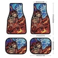 thumbnail image 2 of Demon Slayer Print Car Mats Set 4-Piece All Weather Front & Rear Mats Car Floor Carpet Protector Mat for Most Car, 2 of 8