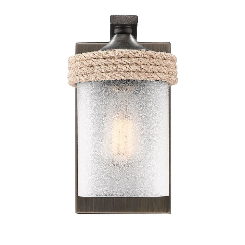 1 Light Bathroom Light Fixture in Sturdy Style 8.63 inches High By 4.88 inches Wide Bailey Street Home 170-Bel-2862327
