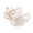 White, variant on Boys Sandals Eva Cartoon Cute Swan Non Slip Indoor Summer Slippers Toddler Slippers Hot Pink 11-12 Years