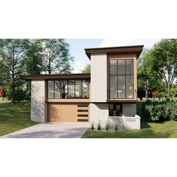 Advanced House Plans: Builder Ready Blueprints | Aubrey 29641 | 1.5 Story Plan