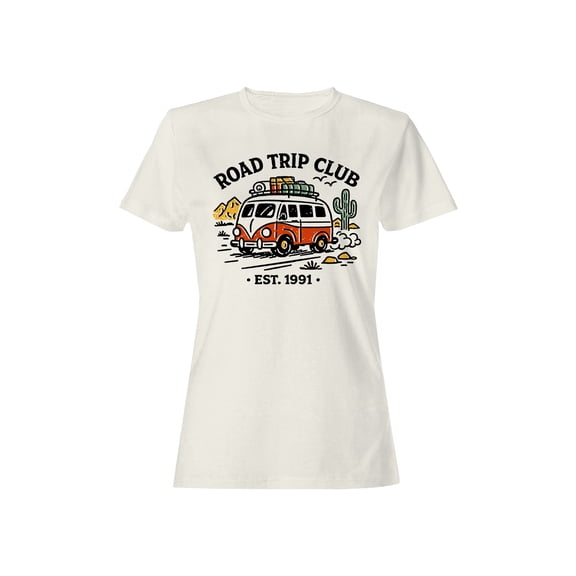 Vintage Design Graphic Women's Off White T-Shirt