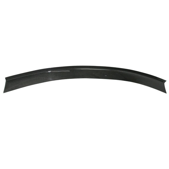Ikon Motorsports Compatible with 16-21 Honda Civic X Type R Rear Add-on Gurney Flap Lip Spoiler Carbon Fiber