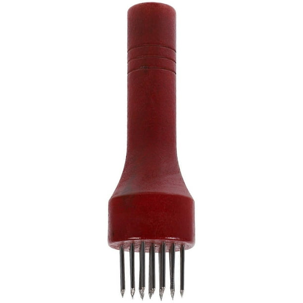 Stainless Steel Meat Tenderizer Mallet Wood Handle Meat Blades Needle Food Gadget Beef Pork Chicken