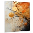 thumbnail image 2 of Designart "Rustic Reflections Gold Grey art painting I" Abstract Collages Metal Wall Art, 2 of 5