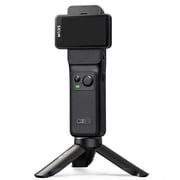 SJCAM C400 3 in 1 Vlogging Camera Combo, 4K Pocket Handheld Camera, 7H Power, 6-Axis Stabilization Action Camera, 2.29Touch Screen, Waterproof Body Cam for Travel Vlog and YouTube Live Streaming