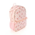 thumbnail image 5 of Schoolyard Vibes 17" Girls' 3-Piece Cherry Kids Backpack Set with Headphones & Lunch Box, Pink, 5 of 11