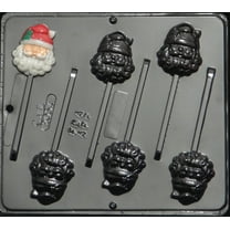 2054 Santa Face Lollipop Chocolate Candy Mold