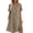 khaki, variant on Duoif Womens Cotton Shirt Dress Summer Casual Short Sleeve Button down Shirt Dresses for Women 2026 Beach Cover up Shirts with Pockets, Blackish Green, L