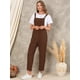 thumbnail image 2 of Overoles sueltos para mujer Mono Pantalones casuales $ XL Algodón y lino Mono Pantalones bombachos de pernera ancha $ Monos largos casuales de algodón y lino para mujer Xemadio HMHZ1847-2, 2 of 4
