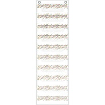 Teacher Created Resources File Storage Pocket Chart, 10 Pockets, Confetti, 14" x 58"