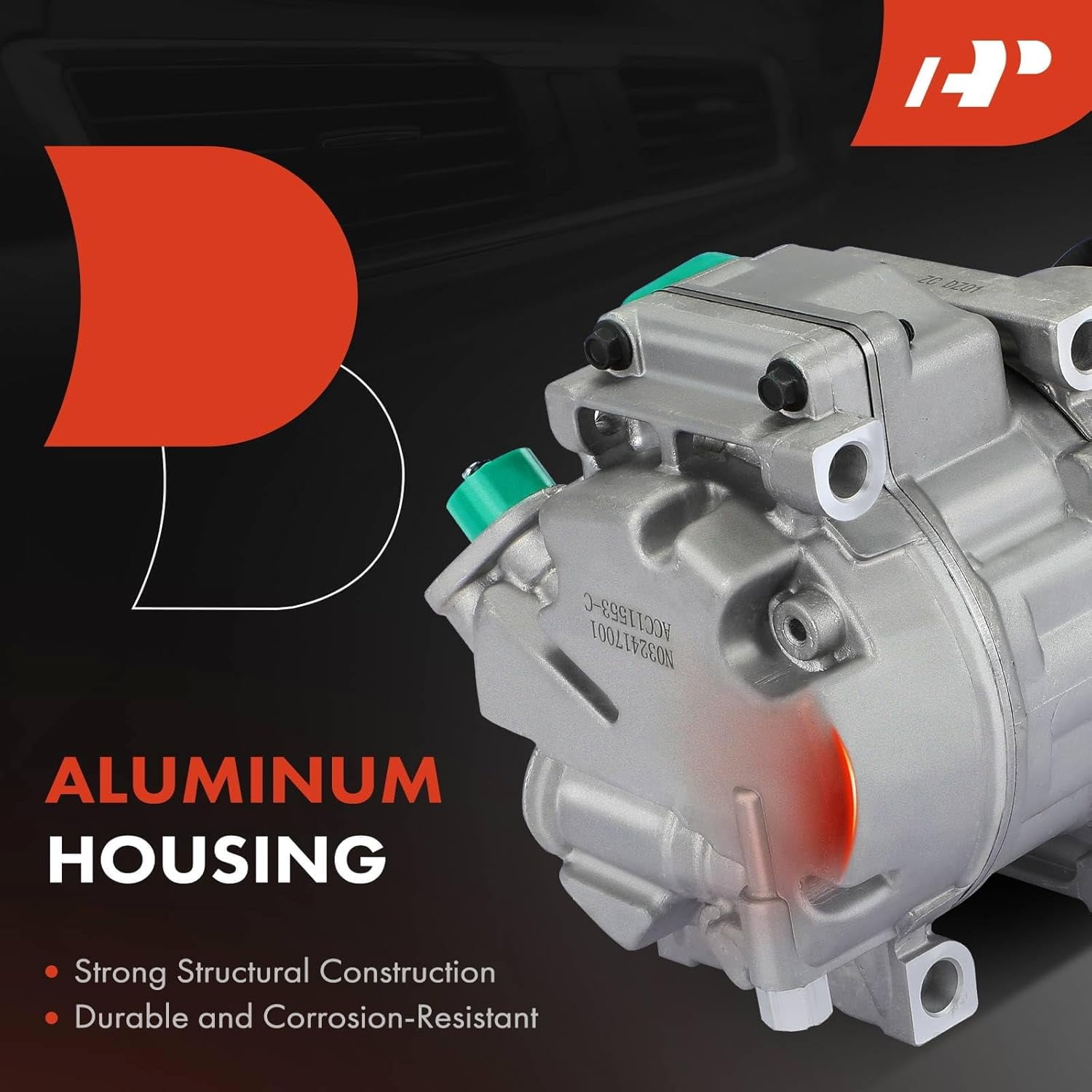 A-Premium Air Conditioner AC Compressor with Clutch Compatible with Kia Sorento 2014-2015 2.4L