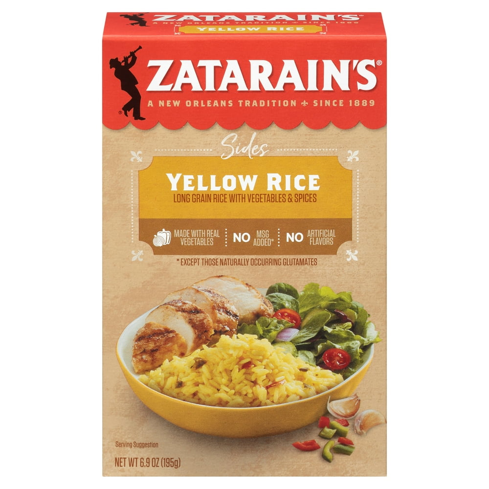 Zatarain's Yellow Rice Mix, 6.9 oz