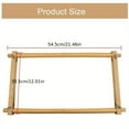 thumbnail image 1 of 1pc Square Embroidery Hoop, Tapestry Scroll Embroidery Frames, Beech Wood Cross Stitch Frame, Needlepoint Holder For Sewing, 1 of 4
