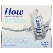 Flow Natural Alkaline Spring Water, 500 Ml