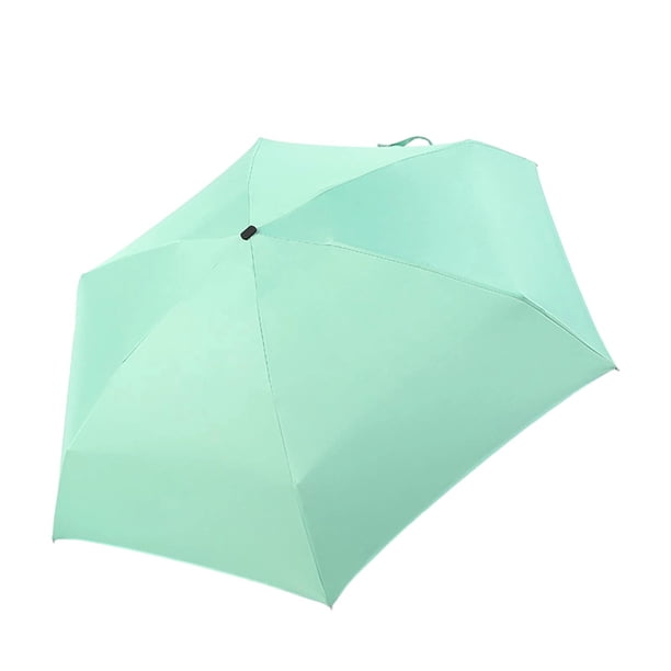 Mini protector solar plegable compacto, ligero como una pluma, portátil, de bolsillo, para viajar y protegerte de la lluvia