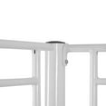 thumbnail image 5 of Metal Bunk Bed Twin Over Twin with Ladder, Heavy Duty Sturdy Bunk Bed with Safety Guard Rails, Noise Free, No Boxing Spring Needed, White, 5 of 7