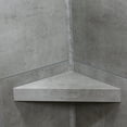 thumbnail image 3 of Palisade Vinyl Waterproof Corner Shower Shelf Frost Nickel, 3 of 7