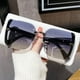 thumbnail image 4 of Gafas de sol recortadas de media montura para mujer, lentes de sol simples de alta calidad con purpurina fina (DS-1002), a la moda, novedad de 2024, 4 of 5