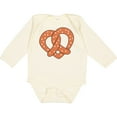 thumbnail image 3 of Inktastic Heart-shaped Pretzel Boys or Girls Long Sleeve Baby Bodysuit, 3 of 5