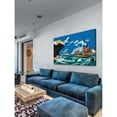 thumbnail image 4 of "Sea Port" Painting Print on Wrapped Canvas, 4 of 5