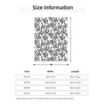 thumbnail image 5 of Rateoe Hand Drawn Snake Pattern Flannel Throw Blanket, Ultra-soft Blanket for Bed, Couch, Car, Hypoallergenic Anti-pilling blanket-60"x50"(Vertical), 5 of 6