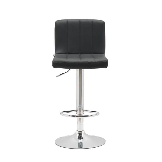 Banco Respaldo Alto EKE Life Home Barra Desayunador Giratorio color Negro