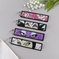 thumbnail image 4 of Disney Villains Maleficent Bordado Llave Fobs Llavero Motocicletas Coches Mochila Chaveiro Amigos Regalos, 4 of 4
