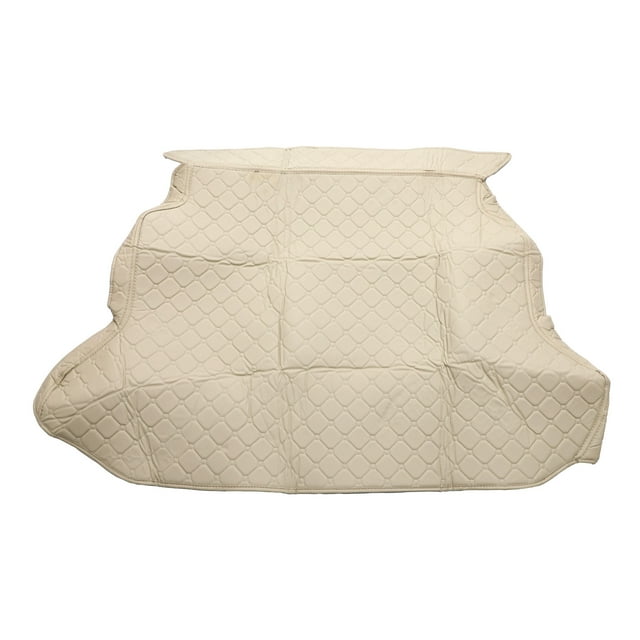 Tapete de Carga de Maletero Unique Bargains para Honda CRV 2002-2006 XPE Cuero de Microfibra Beige Borde Elevado Patrón Circular 3D