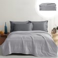 thumbnail image 2 of Ultra Soft Lightweight Quilted Cooling Summer Blanket,Breathable Thin Throw Blanket for Couch Bed Sofa,All Season Cozy Nap Blanket for Kids Adults,Ideal for Travel Home office, 2 of 7