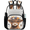 Multicolor 4, variant on Horse Animal Clear Backpack for Stadium Events, Western Running Horse Transparent Plastic Bag for Games, Security Checks, Festivals, Concerts