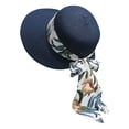 thumbnail image 1 of Shadoumai Women Floppy Sun Hat Sun Visor Hat for Women Breathable Summer Hat Wide Brim Beach Hat Straw Bucket Hat, 1 of 2