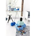 thumbnail image 2 of LEGO Brick Drawer, 8 Knobs, 2 Drawers, Stackable Storage Box, Light Blue, 2 of 8