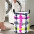 thumbnail image 2 of ZNDUO Round Laundry Basket, Waterproof Collapsible Laundry Baskets with Handles, Medium Size - Cartoon Graffiti Stripe Pattern, 2 of 8