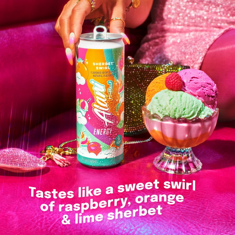 Alani Nu Energy Drink Sherbet Swirl 12oz