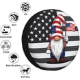 thumbnail image 5 of Bald Eagle American Flag Spare Tire Cover Patriotic USA Independence Day Wheel Protectors Weatherproof Universal Wheel Cover Fit for Rv SUV Travel Trailer Camper Truck July 4th Gifts, 5 of 10