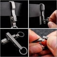 thumbnail image 2 of QIANJIA Belt Key Holder,Closed Buckle Lock Titanium Key Clip with Key Ring for Attaching Keychain Car Key, 2 of 9