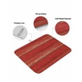 thumbnail image 3 of Dish Drying Mat for Kitchen Counter Red Wood Grain Drying Pad Absorbent Drying Mats for Countertops Sinks Draining Racks Rustic Vintage Wooden Reversible Drainer Kitchen Accessories 18x24 Inch, 3 of 7