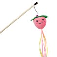 thumbnail image 4 of Cat Tassel Wand Toy Fruit Style Interactive Cat Teaser Toy Kitten Wand with Bell, 4 of 10
