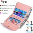 thumbnail image 3 of Small Wallet For Women With Zipper Coin Pocket Rfid Blocking Card Holder Mini Purse, 3 of 5