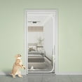 DERCLIVE Cat Screen Door, 33''X83'' Heavy Duty Pets Proof Screen Door